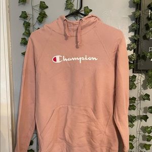 Pink champion hoodie